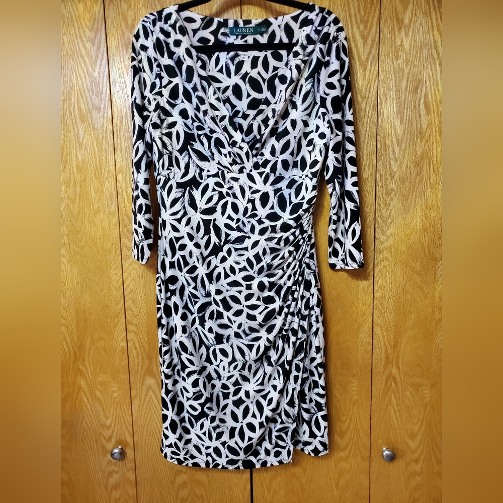 Ralph Lauren Black and White Dress